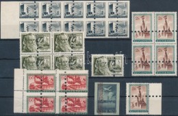 ** * 1952-1953 25 Db Bélyeg érvénytelenítÅ‘ Lyukasztással / 25 Stamps With... - Otros & Sin Clasificación