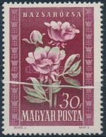 ** 1950 Virág 30f Papírránccal, Eltolódott Színnyomatokkal  / Mi 1112  With... - Otros & Sin Clasificación