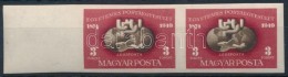 ** 1950 UPU Vágott Blokkból ívszéllel Kivágott Pár (24.000) / Mi 1111... - Otros & Sin Clasificación