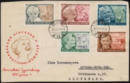 O 1950 Gyermek I. Teljes ívsor és 1 Levél ElÅ‘lap / Mi 1101-1105 Complete Sheets And A Cover... - Otros & Sin Clasificación