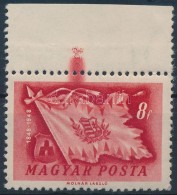 ** 1948 Centenárium 8f Festékfoltos ívszéli Bélyeg / Mi 1000 Margin Piece With... - Otros & Sin Clasificación