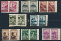 * 1947 RepülÅ‘ (IV) Vágott Sor Párokban (**50.000) / Mi 963-970 Imperforate Pairs - Other & Unclassified