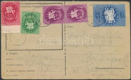 1946 (11. Díjszabás) LevelezÅ‘lap 375 Ezer P Bérmentesítéssel / Postcard 'GYÅR'... - Otros & Sin Clasificación