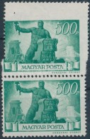 (*) 1945 Újjáépítés 500P Pár Elfogazva / Mi 833 Pair With Shifted... - Autres & Non Classés