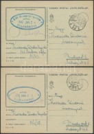 1942 2 Db Tábori LevelezÅ‘lap Alakulatbélyegzéssel / 2 Field Postcards - Autres & Non Classés