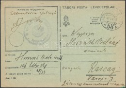 1941 Tábori Posta LevelezÅ‘lap / Field Postcard 'M.kir. 106. Hadtáp Zászlóalj... - Other & Unclassified