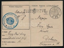 1939 Tábori Lap / Field Postcard 'M. KIR. DANDÁR VONAT TÖRZS' (bal Oldalon Levágva /... - Autres & Non Classés