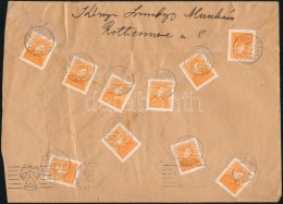 1939 Távolsági Levél 10 X 2f Bérmentesítéssel / Domestic Cover With 10 X... - Otros & Sin Clasificación