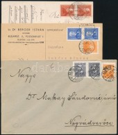1932 Arcképek Teljes Sor 12 Db Küldeményen / Mi 489-500, 549-550 On 12 Covers - Otros & Sin Clasificación