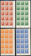 ** 1932/1937 Arcképek Sor 15-ös Tömbökben (45.000) / Mi 489-500, 549-550 Blocks Of 15 - Otros & Sin Clasificación