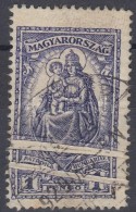 O 1926 Keskeny Madonna 1P 2 Papírránccal /  Mi 427 With 2 Paper Creases - Other & Unclassified