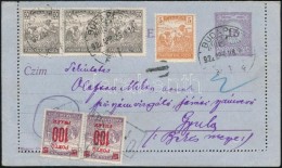 1922 (3. Díjszabás) Zárt LevelezÅ‘lap Portózva / PS-cover Card With Additional Franking... - Otros & Sin Clasificación