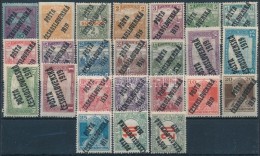 ** (*) * Posta Ceskoslovenska 1919 24 Db Klf érték / 24 Stamps Signed: Bodor - Andere & Zonder Classificatie