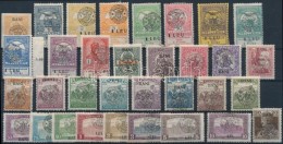 ** (*) * Kolozsvár 1919 33 Klf Bélyeg (39.100) / 33 Different Stamps. Signed: Bodor - Autres & Non Classés