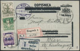 1919 Ajánlott SHS Díjjegyes Vegyes Díjkiegészítéssel / Registered PS-card... - Autres & Non Classés