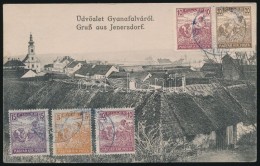 1921 Képeslap Gyanafalváról Szombathelyi Cenzúrával / Postcard From Gyanafalva,... - Autres & Non Classés