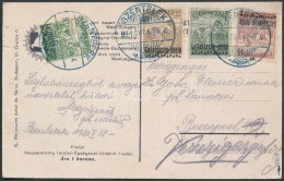 1921 Képeslap Lajtabánság Bélyegekkel Bérmentesítve / Postcard... - Other & Unclassified