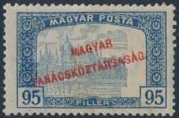 ** 1919 Magyar Tanácsköztársaság 95f Eltolódott Középrésszel /... - Otros & Sin Clasificación