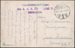 1917 Tábori Posta Képeslap / Field Postcard 'TRANSENENABTEILUNG Des K.u.k. Reservespital In... - Other & Unclassified