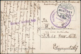 1917 Tábori Posta Képeslap / Field Postcard 'PANNÓNIA-UTCAI HADIKÓRHÁZ' - Andere & Zonder Classificatie