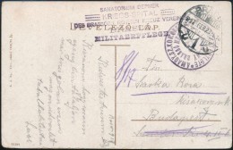 1917 Tábori Posta Képeslap / Field Postcard 'A MAGY. SZ. KOR. ORSZ. VÖRÖSKERESZT... - Other & Unclassified