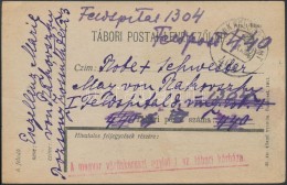 1917 Tábori Posta LevelezÅ‘lap / Field Postcard 'A Magyar Vöröskereszt Egylet 1. Sz. Tábori... - Other & Unclassified