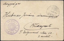 1916 Tábori Posta Levél / Field Cover 'K.u.K. FELDSPITAL Nr. 6/12' + 'TP 158' - Other & Unclassified