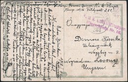 1918 Tábori Posta Képeslap / Field Postcard 'K.u.k. Luftfahrtruppen Fliegerkompagnie Nr. 16.' + 'FP... - Autres & Non Classés