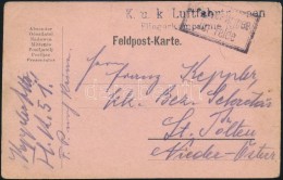 1917 Tábori Posta LevelezÅ‘lap / Field Postcard 'K.u.k. Luftfahrtruppen Fliegerkompagnie Nr. 51.' - Other & Unclassified