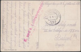 1916 Képeslap / Postcard 'K. Und K. Luftfahrtruppen Fliegerkompagnia 19' + 'EP 192' - Other & Unclassified