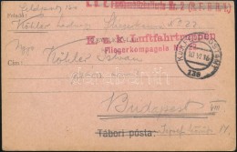 1916 Tábori Lap / Field Postcard 'K.u.k. Luftfahrtruppen Fliegerkompagnie 22.' + 'FP 130' - Other & Unclassified