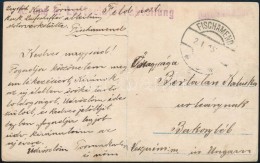 1915 Képeslap / Postcard 'K. Und K. Luftschiflerabteilung' + 'FISCHAMEND' - Other & Unclassified