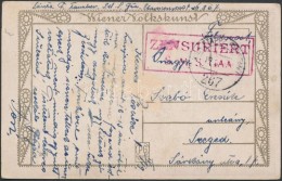 ~1916 Képeslap / Postcard ,,S.M.S. GÄA' + ,,EP 267' - Szeged - Otros & Sin Clasificación