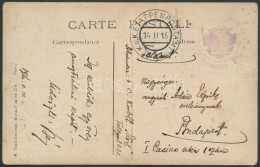 1916 Képeslap / Postcard 'K.u. K. Kriegsmarine S.M. Dampfer ElÅ‘re' + 'EP 321' - Other & Unclassified