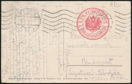 1916 Képeslap Haditengerészeti Postával / Navy Mail Postcard 'K.U.K. MATROSENKORPS / I.... - Andere & Zonder Classificatie