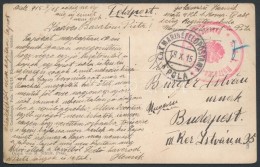 1915 Képeslap Haditengerészeti Postával / Navy Mail Postcard 'K.u.k. Matrosenkorps /... - Other & Unclassified