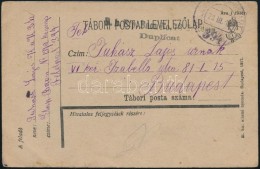 1918 Tábori Posta LevelezÅ‘lap / Field Postcard 'B.b. Etp. Baon No.13/2 Komp' + 'FP 394' - Otros & Sin Clasificación