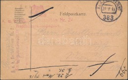 1918 Tábori Posta LevelezÅ‘lap / Field Postcard 'K.u.k. Feldjägerbataillon Nr.24. Radfahrerkompagnie' +... - Otros & Sin Clasificación