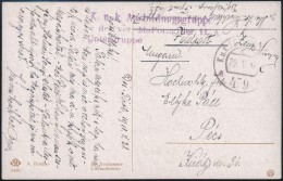 1918 Tábori Posta Képeslap / Field Postcard 'K.u.k. Ansbildungsgruppe Der Ver MaForm. Der 11.A... - Otros & Sin Clasificación