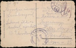1918 Tábori Posta Képeslap / Field Postcard 'EP 445 A' - Otros & Sin Clasificación