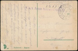 1918 Tábori Posta Képeslap / Field Postcard 'K.u.k. Armee Autowerkstätte 13.' + 'HP 400/III A' - Otros & Sin Clasificación