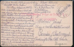 1917 Tábori Posta Képeslap / Field Postcard 'FP 636 B' - Otros & Sin Clasificación