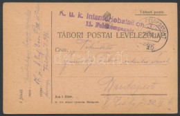 1917 Tábori Posta LevelezÅ‘lap / Field Postcard 'K.u.k. Infanteriebataillon 3/38 11. Feldkompagnie' + 'FP... - Otros & Sin Clasificación