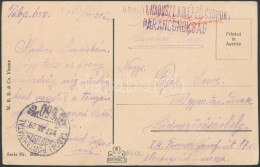 1917 Tábori Posta Képeslap / Field Postcard 'M.KIR. 51. HADOSZT. KIKÉPZÅ CSOPORT... - Otros & Sin Clasificación