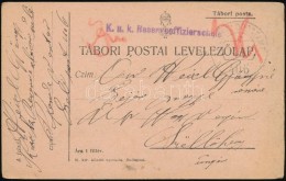 1917 Tábori Posta LevelezÅ‘lap / Field Postcard 'K.u.k. Reserveoffizierschule' + 'FP 406' - Otros & Sin Clasificación