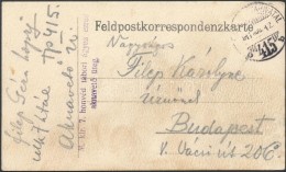 1917 Tábori Posta LevelezÅ‘lap / Field Postcard 'M.kir. 7. Honvéd Tábori ágyus Ezred... - Otros & Sin Clasificación
