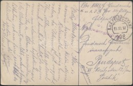 1917 Tábori Posta Képeslap / Field Postcard '14. Feldkompagnie' + 'FP 298' - Otros & Sin Clasificación