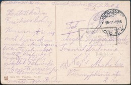 1916 Tábori Posta Képeslap Jeruzsálemben Feladva / Field Postcard From Jerusalem - Otros & Sin Clasificación