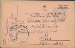 1916 KétnyelvÅ± Tábori Posta LevelezÅ‘lap / Double Language Field Postcard 'M. Kir. III/29... - Autres & Non Classés