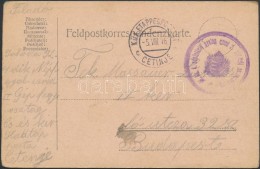 1916 Tábori Posta LevelezÅ‘lap / Field Postcard 'M. Kir. 4. NépfelkelÅ‘ Gyalog Ezred 2.... - Otros & Sin Clasificación